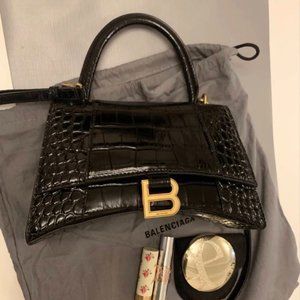 Balenciaga Handbag Hourglass Bag 90% Brand New
